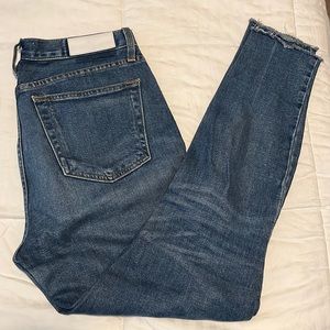Re/Done high rise ankle crop